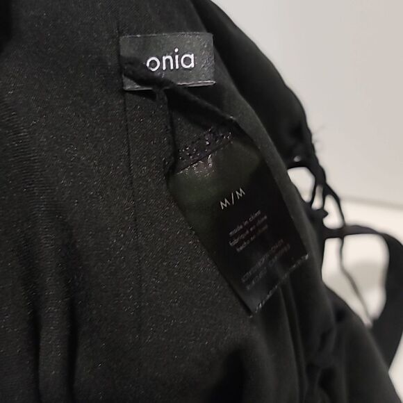 Onia Black Lace-Up Swimsuit - Picture 5 of 5